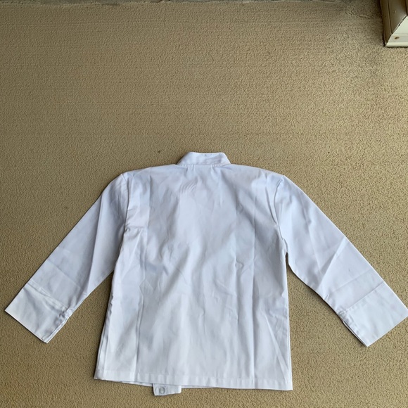 CHEF WORKS Children’s Youth Junior Sous Chef Coat White Size Small Age 4-6 Cute! - Picture 14 of 15